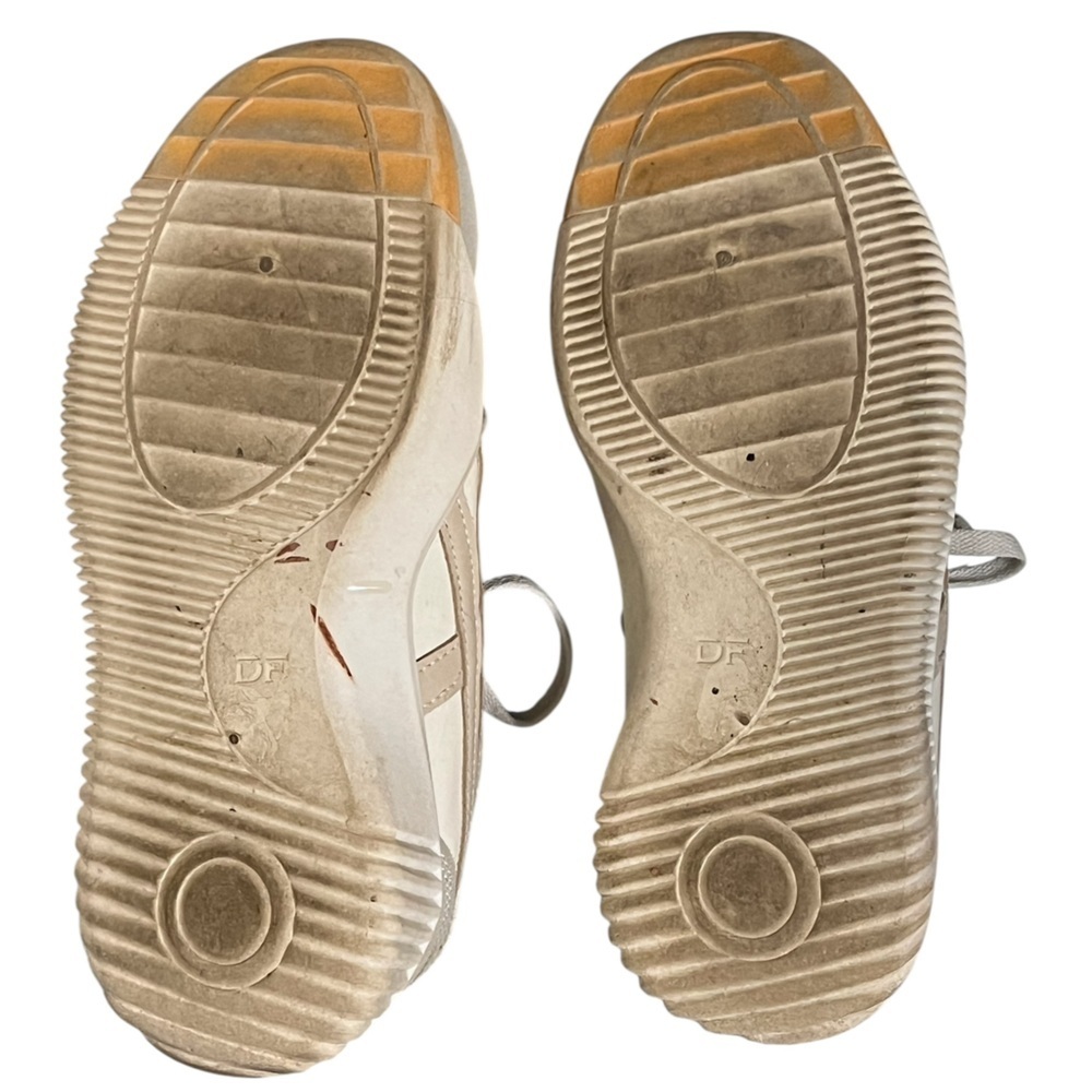 DF De Florance Cloudea tan and white lace up sneakers - Picture 7 of 8